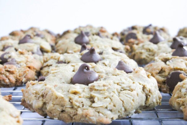Peanut Butter Oatmeal Chocolate Chip Cookies The Salted Cookie