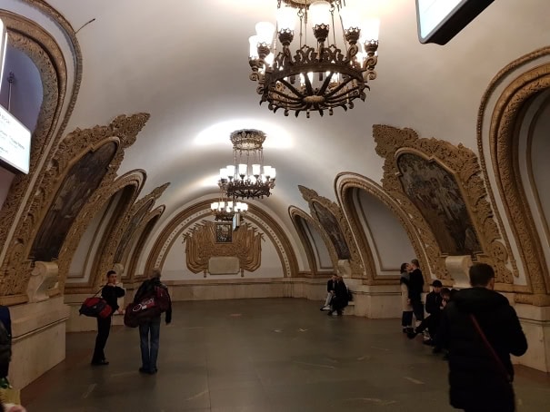Plateforme Métro Moscou