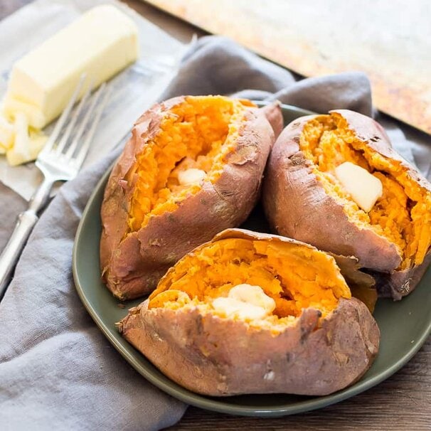 Jolicz04rf0c M · 1 preheat oven to 210°c. https basilandbubbly com how to cook sweet potatoes