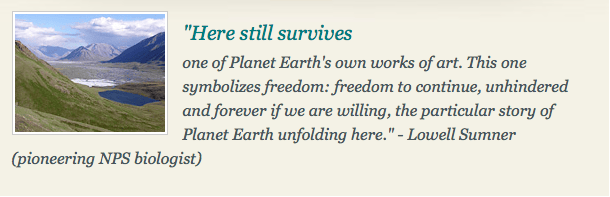 Quote by Lowell Sumner, from the USFW website