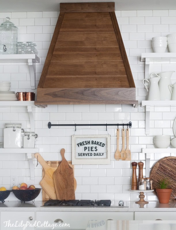 Wood Range Hood The Lilypad Cottage