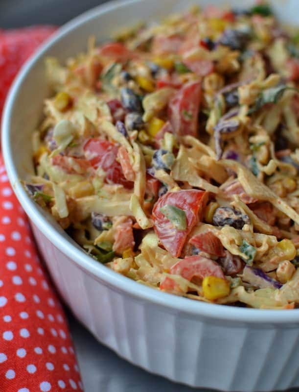 Easy Mexican Coleslaw Small Town Woman