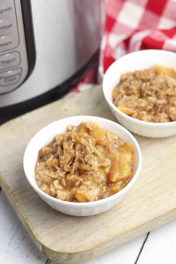 Instant Pot Peach Crisp