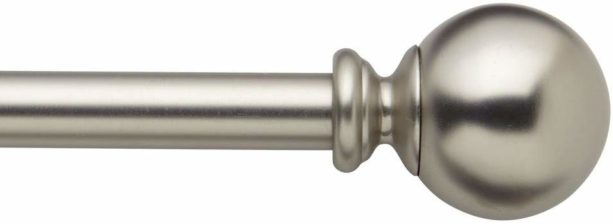 Bali Blinds rod set in satin nickel