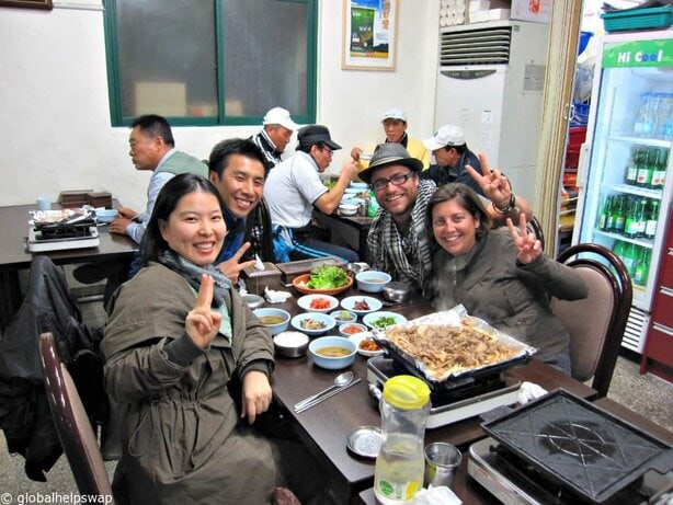 Our first couchsurfing experience