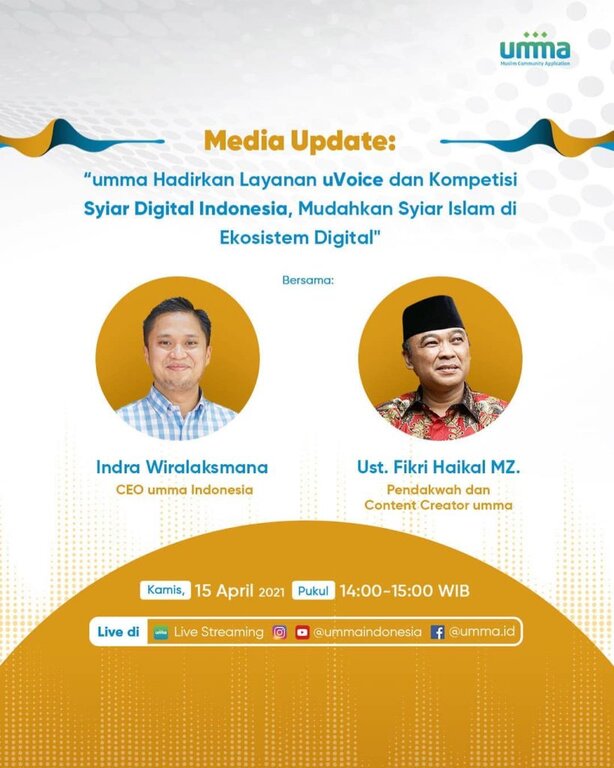 Boy Thohir's Umma Startup Releases Audio-Based Da'wah Features (source: special) Boy Thohir's Umma Startup Releases Audio-Based Da'wah Features