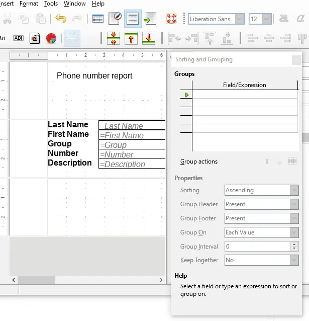 12 Grouped Report 12 Grouped Report