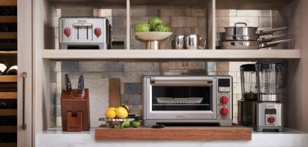 image of Wolf Gourmet toaster, cookaware, countertop oven and blender