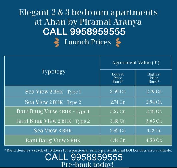ahan Aranya, Byculla | 2/3 Bhk start 2.59 Cr Onwards call 9958959555