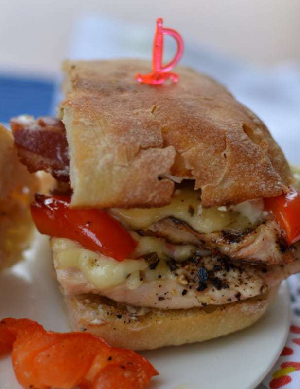 Grilled Chicken Bacon Pepper Jack Ciabatta Grilled Chicken Bacon Pepper Jack Ciabatta