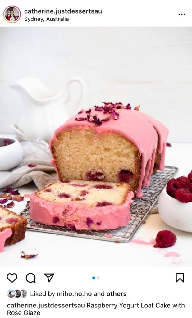 Catherine Zhang from Zumbo's Just Dessert's Instagram
