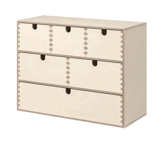 IKEA Moppe DIY Apothecary Mini Storage Chest Hack - Make ...