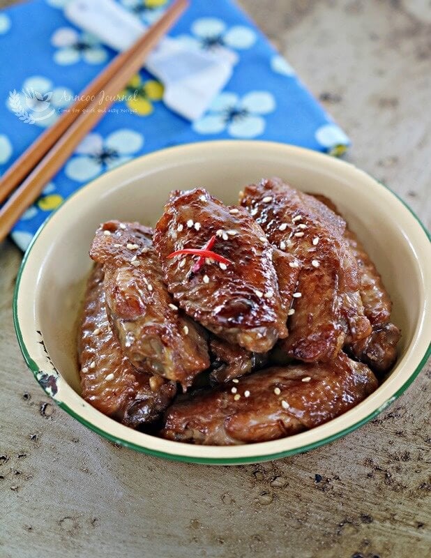 Pan Fried Chicken Wings with Oyster Sauce 蚝汁香煎鸡翅 - Anncoo ...