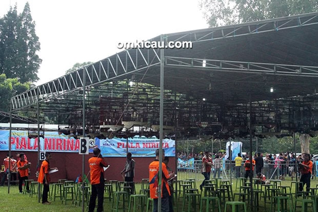 Lomba burung berkicau Piala Nirina di Cibubur