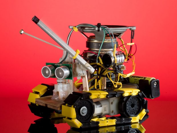 Whether fruit or robotics, electronics and music come together in delicious ways. Make features projects like this drum machine robot (above) and Makey Makey banana piano (below). Photos courtesy Make.