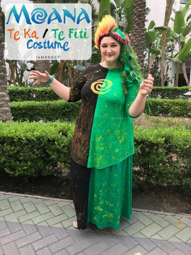 Diy Moana Te Ka Te Fiti Costume Jamonkey