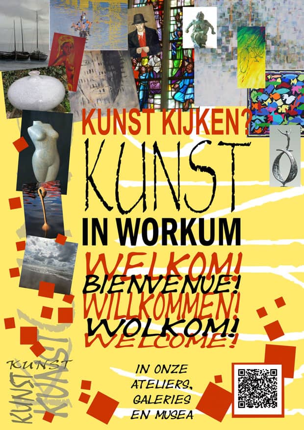flyer Kunst in Workum