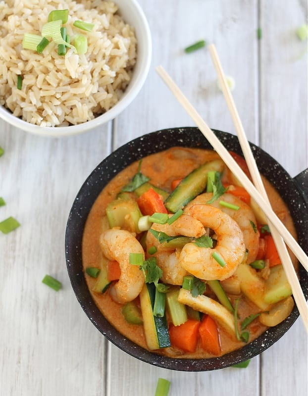 Coconut Red Curry Shrimp