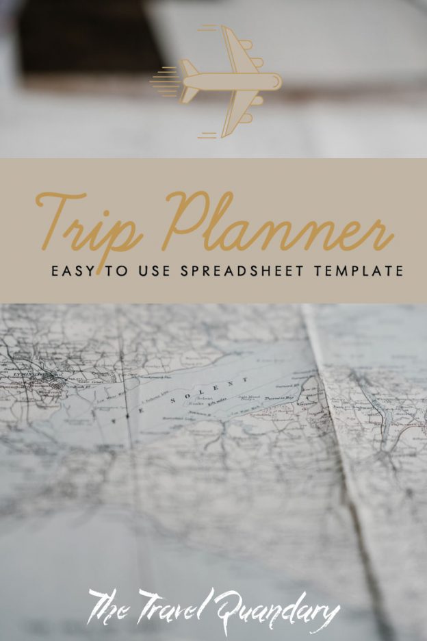 The Ultimate Trip Planner Template Pin 2 Pin Photo: Ultimate Trip Planner Template