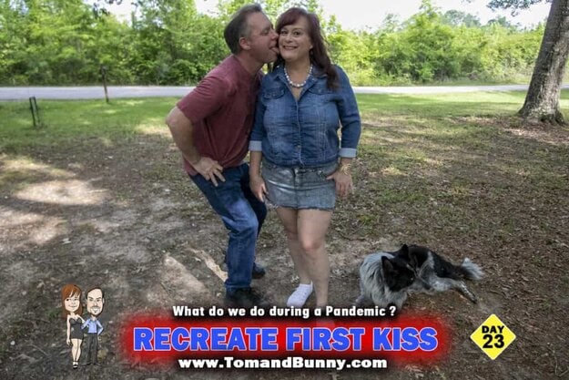 Day 23 - What do we do during a Pandemic -Recreate our first kiss