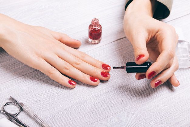Step 8 Apply A Top Coat or A Nail Polish of Your Desire How To Do Manicure At Home | Step by Step Guide