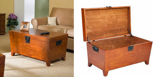 Coffee table with storage