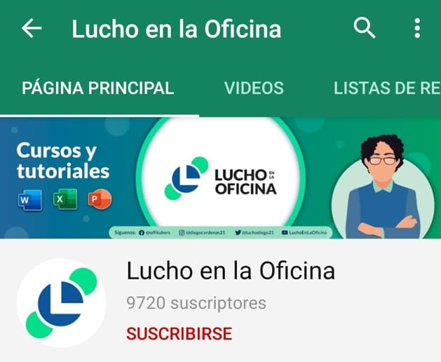 suscribete a lucho en la oficina