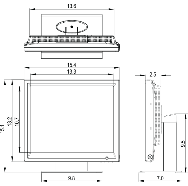 17-Inch Medical Touch Display Monitor