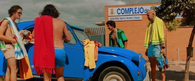 Un momento coral en mi película RE-EMIGRANTES, ¡todos conocían perfectamente a sus personajes!