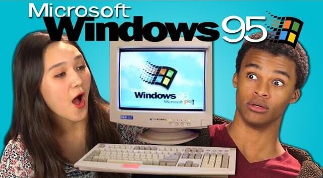 Teenager Reaktionen auf Windows 95 1 Teens react Windows 95