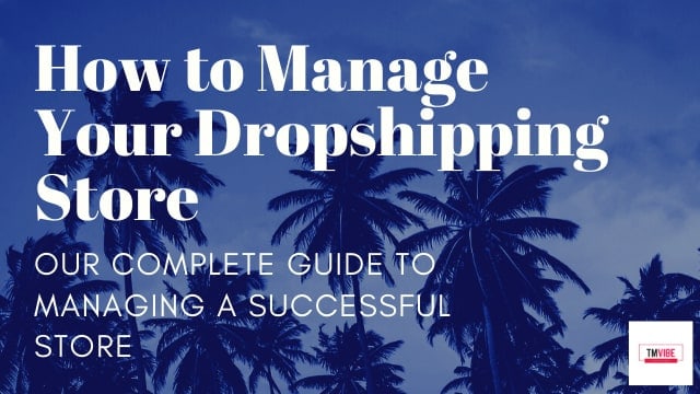how to manage a dropshipping store