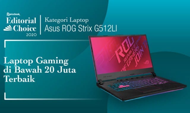 Laptop Gaming Dibawah 20 Juta Terbaik : ROG Strix G15 G512L