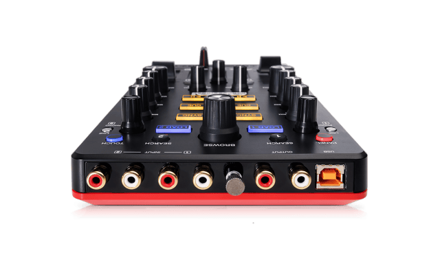 Here's where things get interesting: dual inputs mean you could really run a digital vinyl system off this, turntablists.