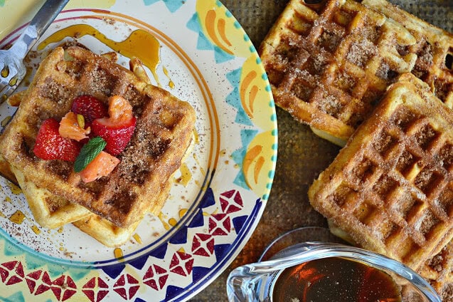 Churro Chorizo Waffle