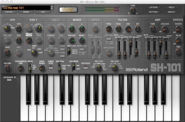 The SYSTEM-1 layout itself has controls the original SH-101 lacked, so you might switch to this layout to orient yourself. (Shame Roland didn't re-skin the software so it looks like the AIRA, though.)