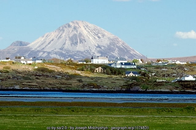 Mount Errigal as seen from Donegal Airport