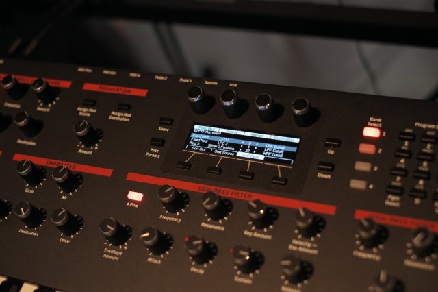 The display on the Prophet 12 is clean and the updated controls make it easier to use than ever. (Click for a closer look.)