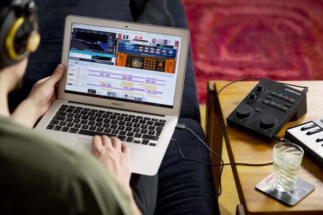 Reason 7 works better with the outside world, thanks to mix groups, much-welcome external MIDI support, and audio slicing, among other improvements. Image courtesy Propellerhead.