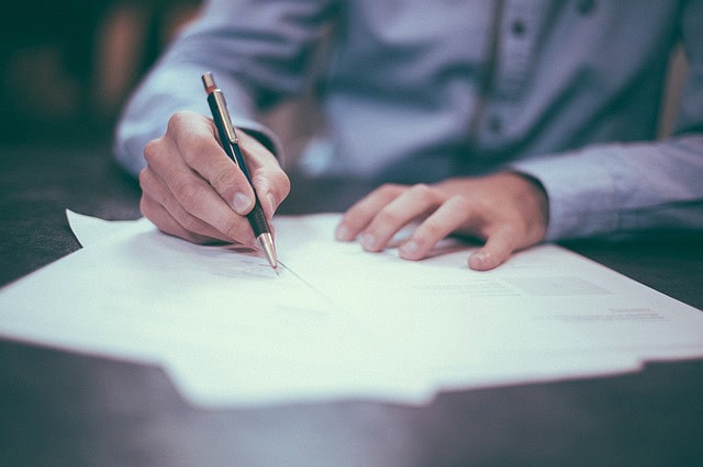 remember to sign your NIE Number documents