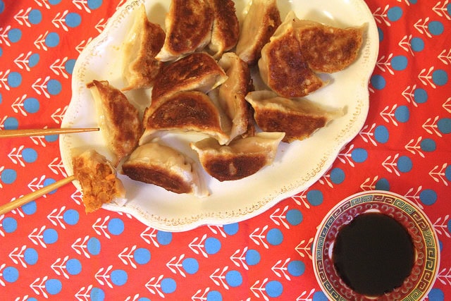 Curried Sweet Potato Dumplings - Not Eating Out in New York