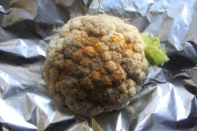 Spiced Cauliflower And Coconut Quiche Not Eating Out In New York