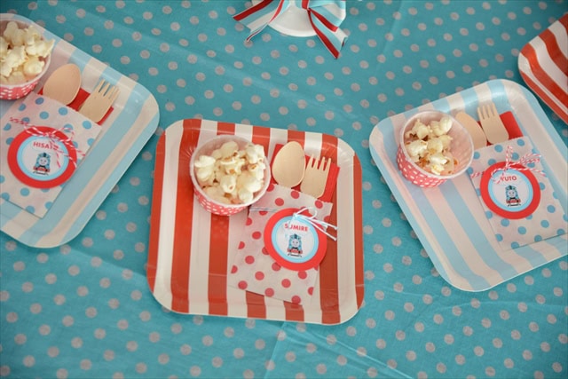 トーマス テーマのお誕生日パーティー Thomas Themed 3rd Birthday Party リトルレモネード キッズパーティープランナー