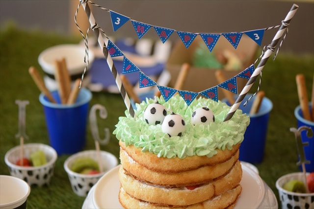 サムライブルーのサッカーパーティー Samurai Blue Soccer Birthday Party リトルレモネード キッズパーティープランナー サムライブルーのサッカーパーティー Samurai Blue Soccer Birthday Party リトルレモネード キッズパーティープランナー