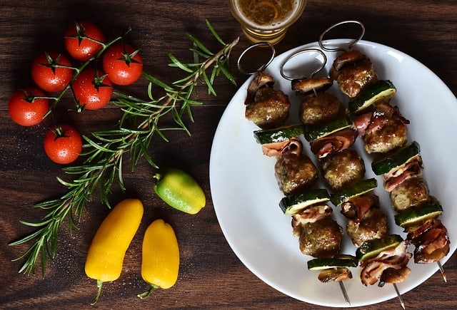rabbit skewers