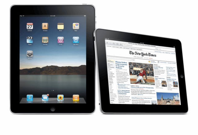 Die erste iPad-Generation Die erste iPad-Generation