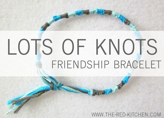 Lots of Knots Frienship Bracelet Pattern Tutorial