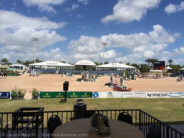 View from the tables