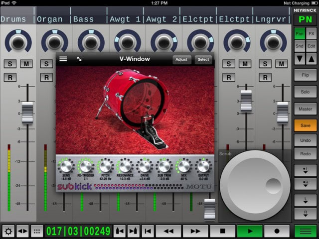 V-Windows can float atop the interface, too, if you don't need to maximize all your space. Seen here in DP8.