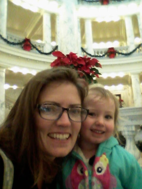 We checked out Hazels favorite place to see how it was decorated, she approved