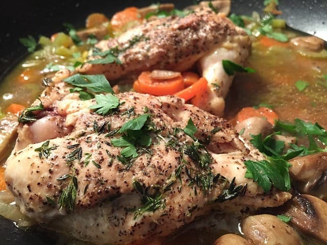 chicken with vegetables